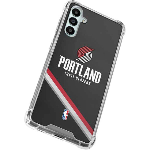NBA Portland Trail Blazers Away Jersey Galaxy A15 5G Clear Case